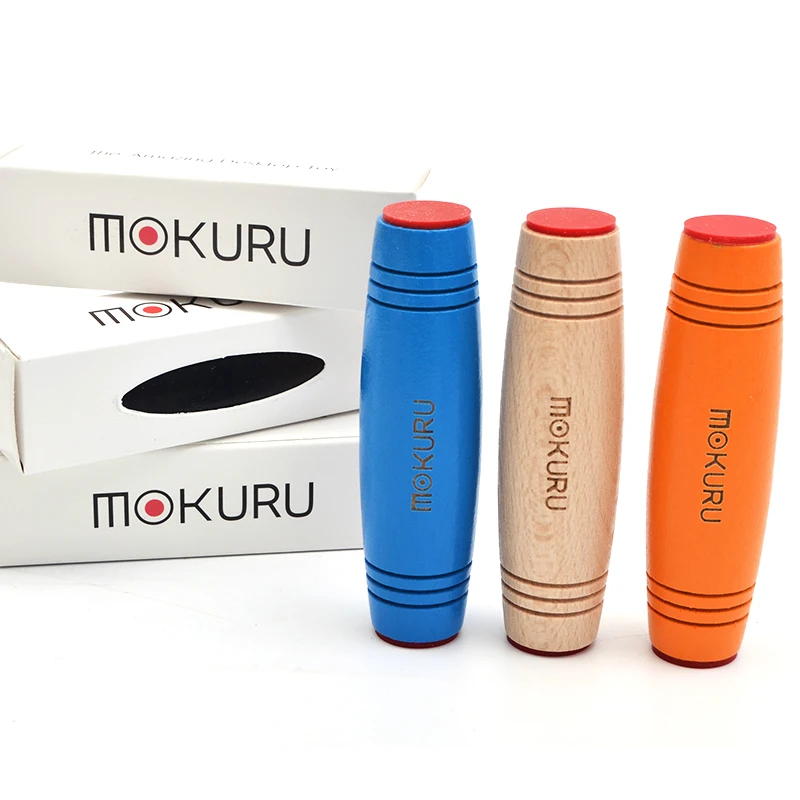 New arrive 4PCS Antistress Mokuru Rollver Desktop Flip Toys Hottest Toy Fidget Stick Relieve Stress Improve 5