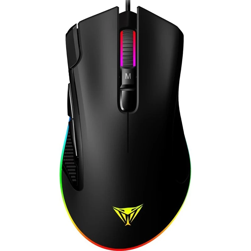 Мышь Patriot Viper V551 PV551OUXK оптическая, проводная, 6200 dpi, USB, подсветка RGB, черный