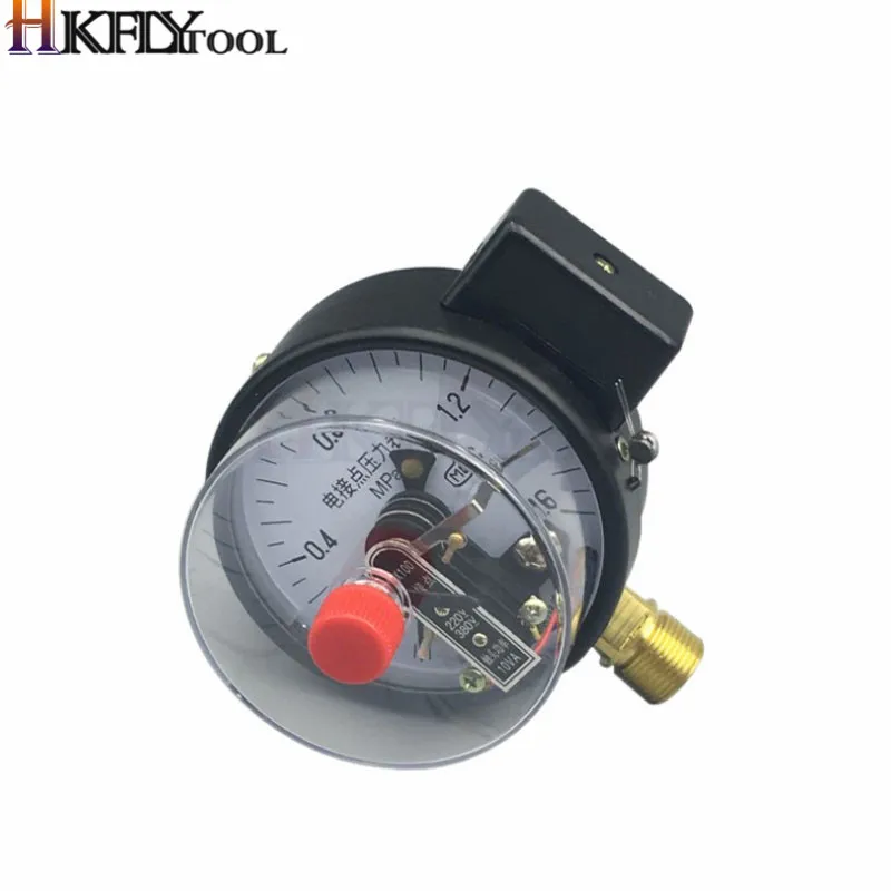 직경 100mm 표면 진공 게이지 압력 컨트롤러 측정 도구가있는 직접 접촉 압력 게이지