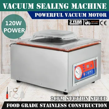 

Chamber Vacuum Sealer 110V Vacuum Packing Machine Storage Food Saver for Home and Commercial Use