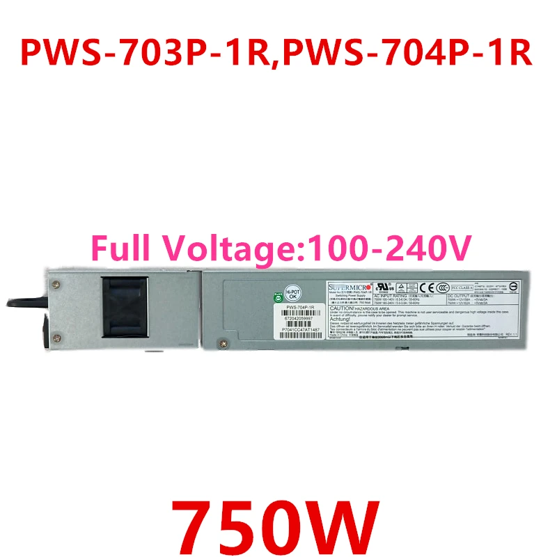 Блок питания для Supermicro 750W блок питания PWS-703P-1R PWS-704P-1R