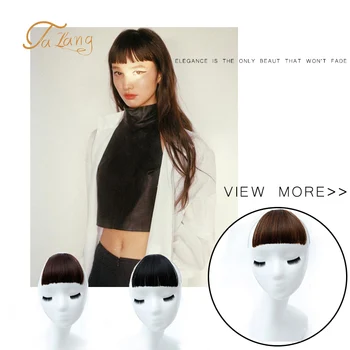 

TALANG Fake bangs 3d bangs cute girls bangs Clip In Synthetic Fiber Fake Fringe Fiber Hair Extensions