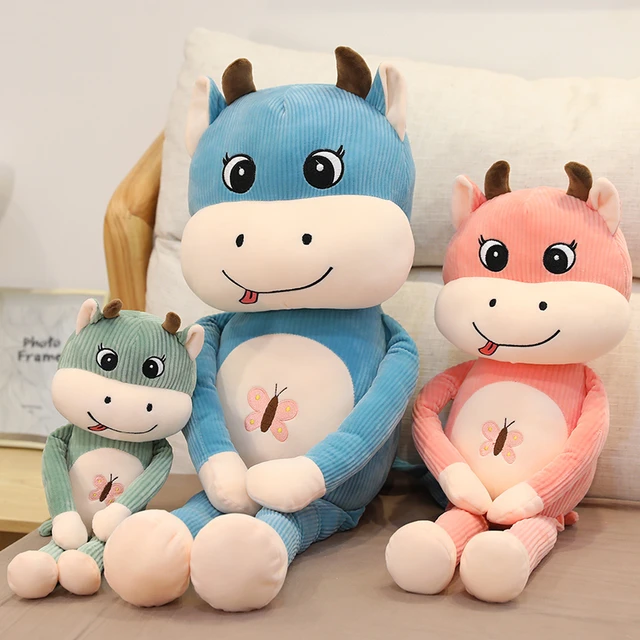 New Arrival Long Legs Cattle Plush Toy For Baby Kids Playmate Soft