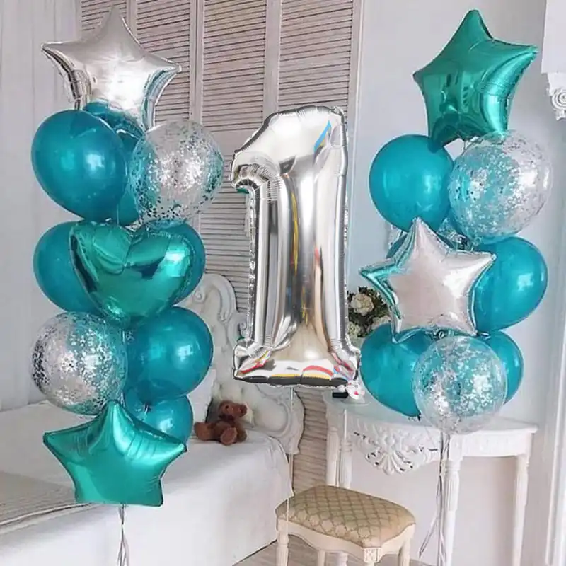 boy helium balloons