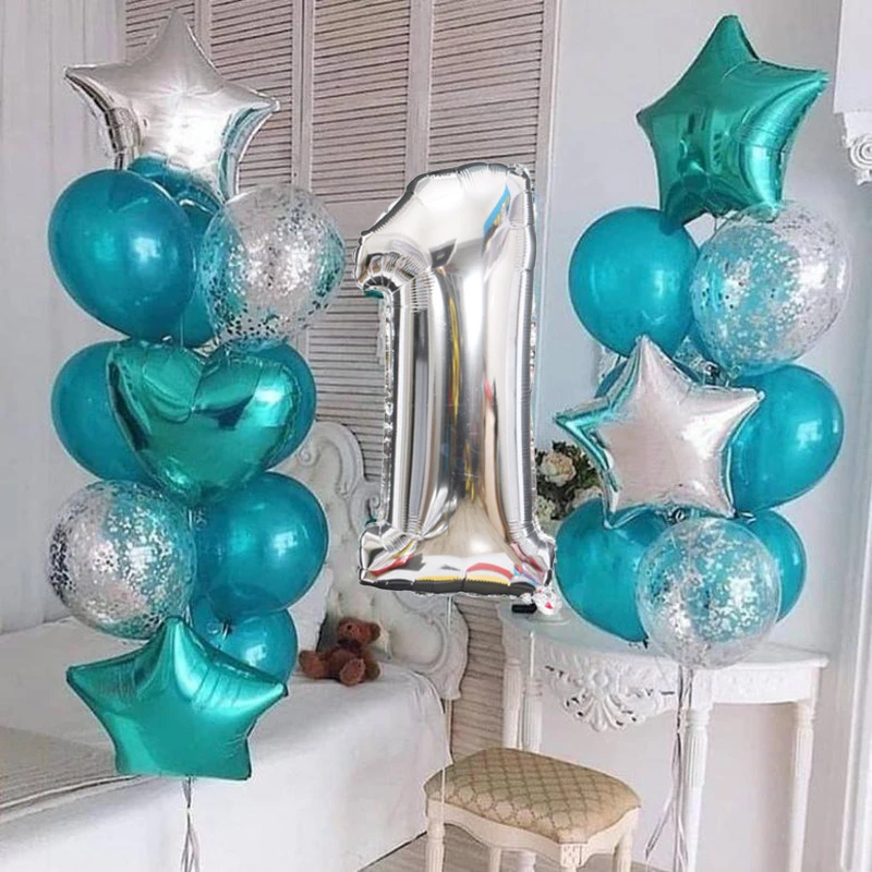 boy helium balloons