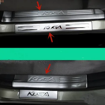 

For Ford Kuga 2013-2019 High-quality stainless steel car threshold anti-scratch board anti-scratch protection car accessories