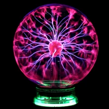 Esfera de bola de Plasma de cristal mágico, lámpara de purpurina USB para fiesta, regalo para niños, luz nocturna de Plasma mágica de Año Nuevo, superventas