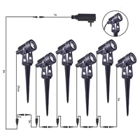 LED Pin Light Lawn Light One Dragging Four Spotlight LED Floodlight Led One to Six Courtyard Lights One Dragging Four Grass 1