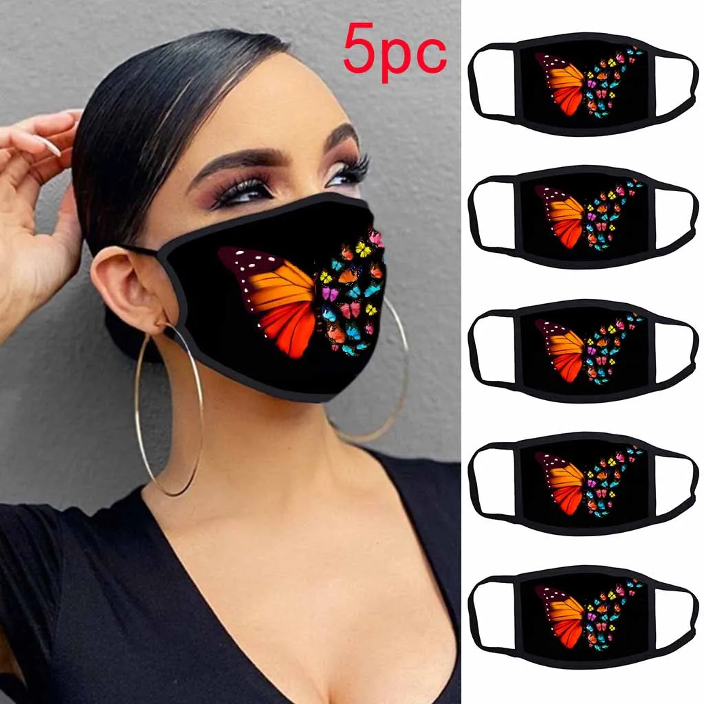 5 шт. для взрослых унисекс facemask модная спортивная маска улицы теплая и