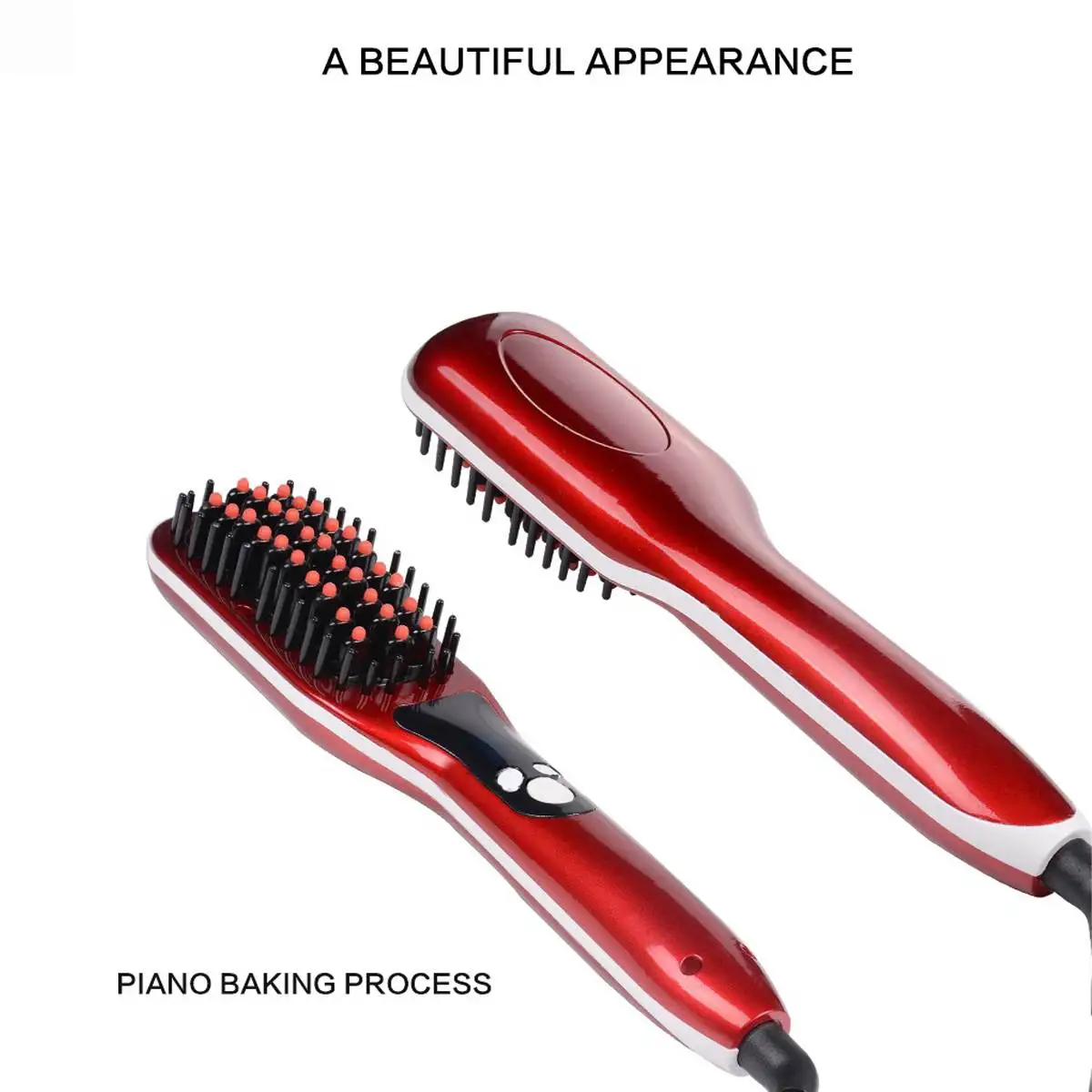 Display lcd pente de cabelo ferro volumize