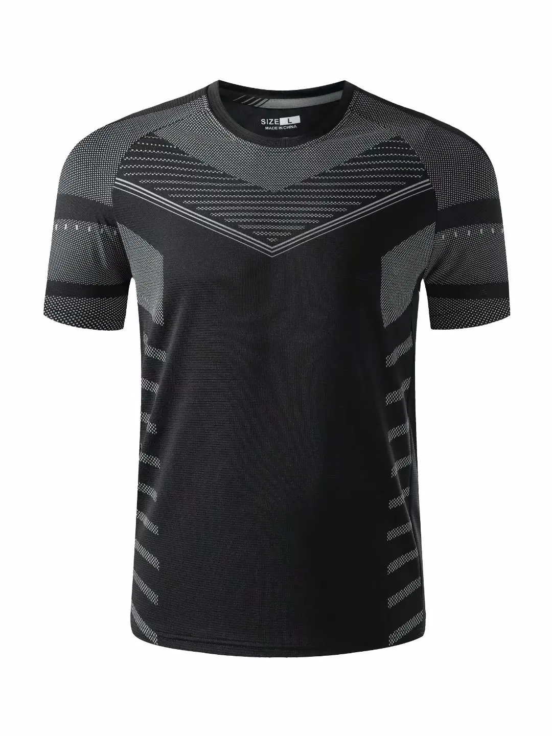 Summer Compression Breathable Short Sleeve Men Running Fitness Tshirt
