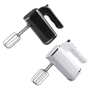 

200W Electric Egg Mixer 5 Speeds Handheld Egg Whisk Home Kitchen Dual Stick Stainless Steel Food Beater