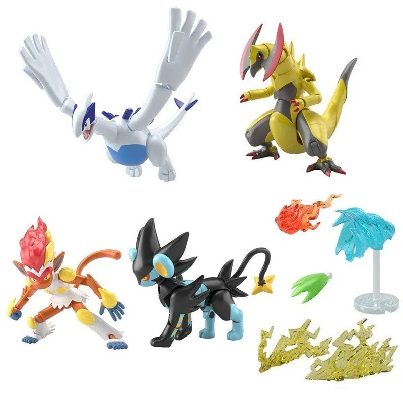 クーポン安い バンダイポケモンフィギュアshiwanルギアinfernape Luxray Haxorusセットアニメフィギュア本物のモデルアクション玩具フィギュアのおもちゃ 人気 Sale セール Brasil Colecta Techo Org