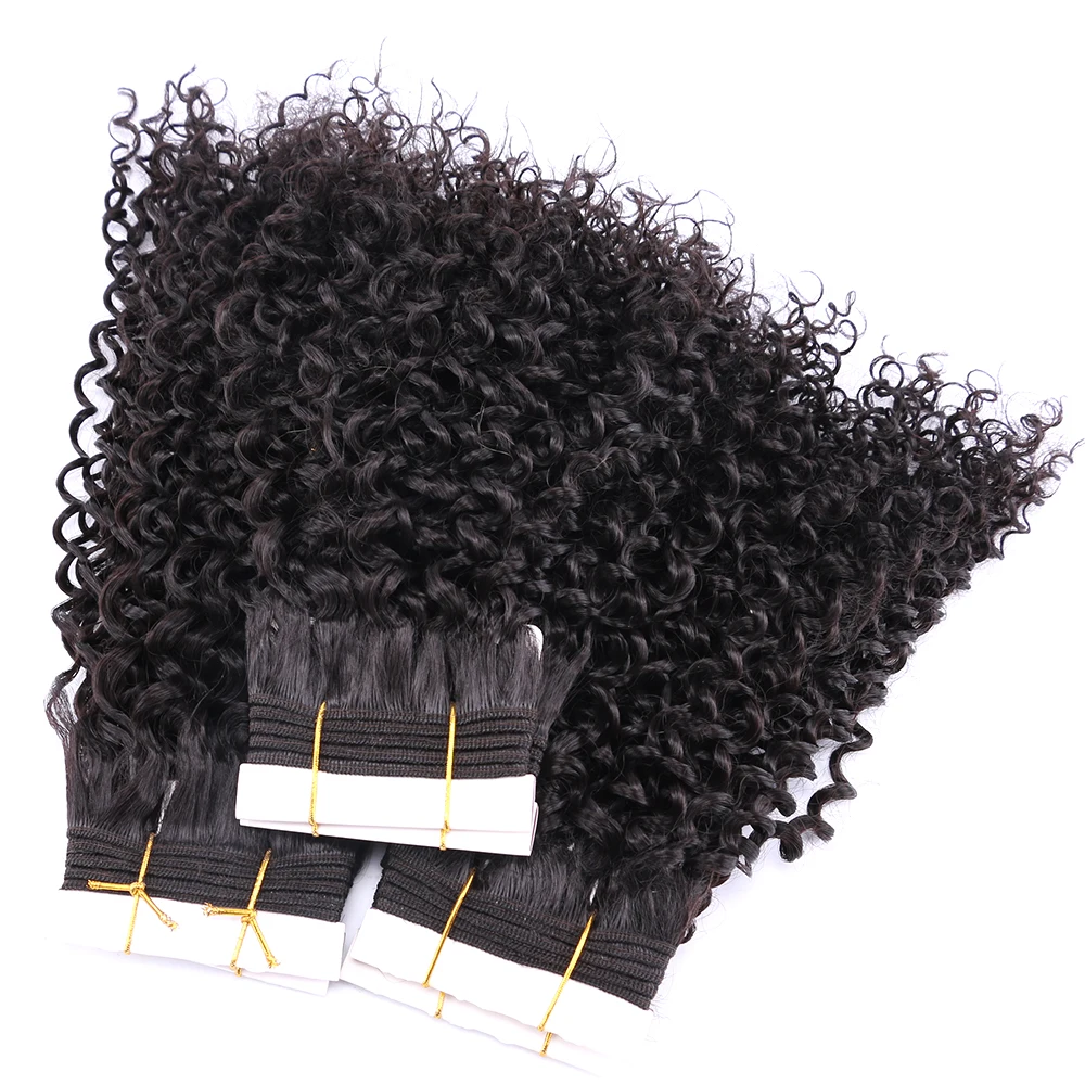 Short Afro Kinky Curly Hair weave Brown color High Temperature Synthetic Hair extension 100g/pcs hair extensions