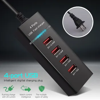 

1.5M USB Charger Socket 4 Sets of USB interface output High-quality chipover-heat protection