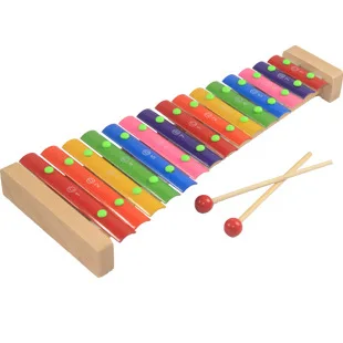 

Manufacturers Direct Selling Aluminum Sheet Toy Piano Wooden Children'S Educational Music Toy Building Blocks 15 Musical Scale K