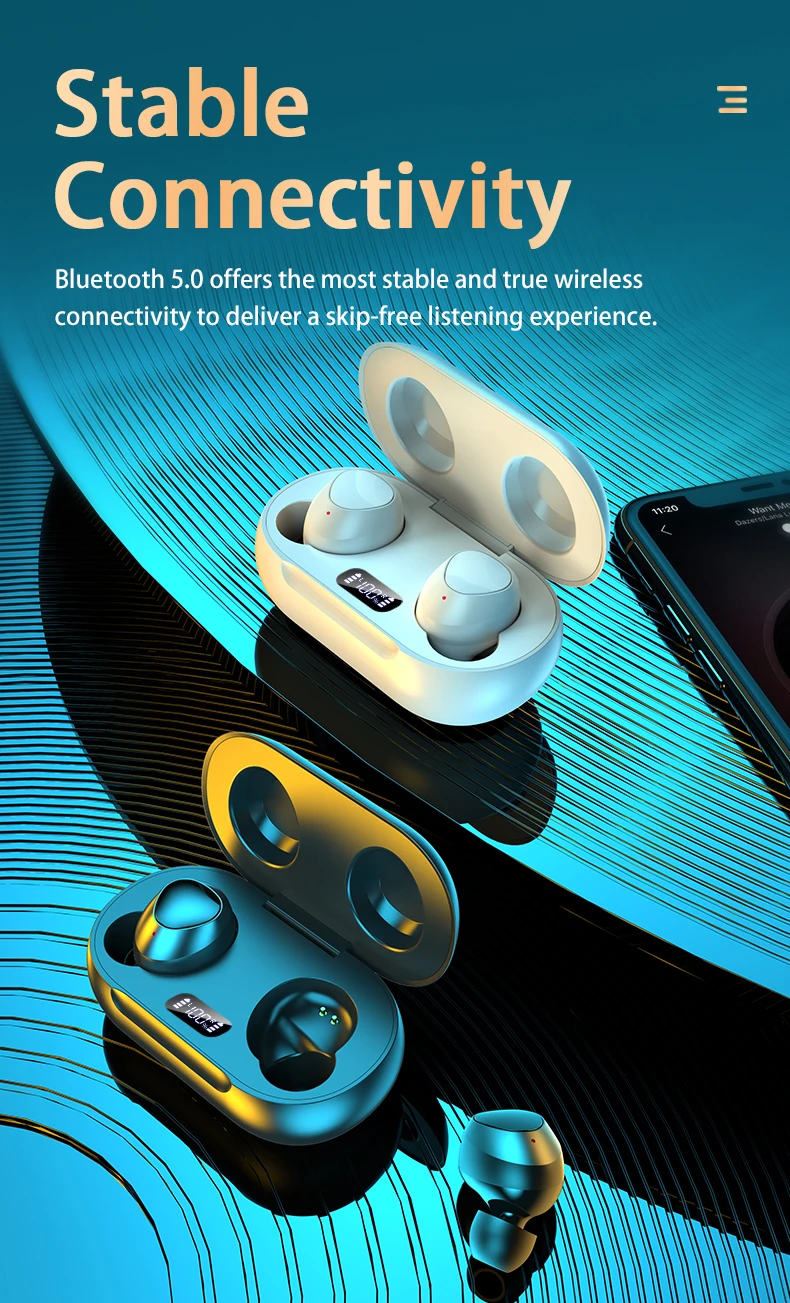 R185 Buds+ Plus Bluetooth Wireless 