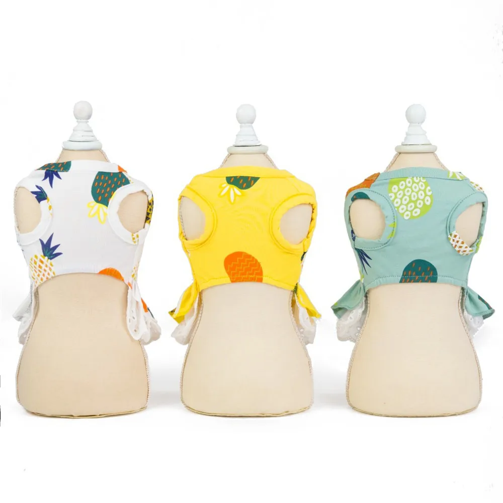 Fruit Design Summer Dress For Dog Pet Clothes Wedding Dress Skirt Puppy Small Dog Clothing Spring Fashion Jean Pet Clothes XS-XL (13)