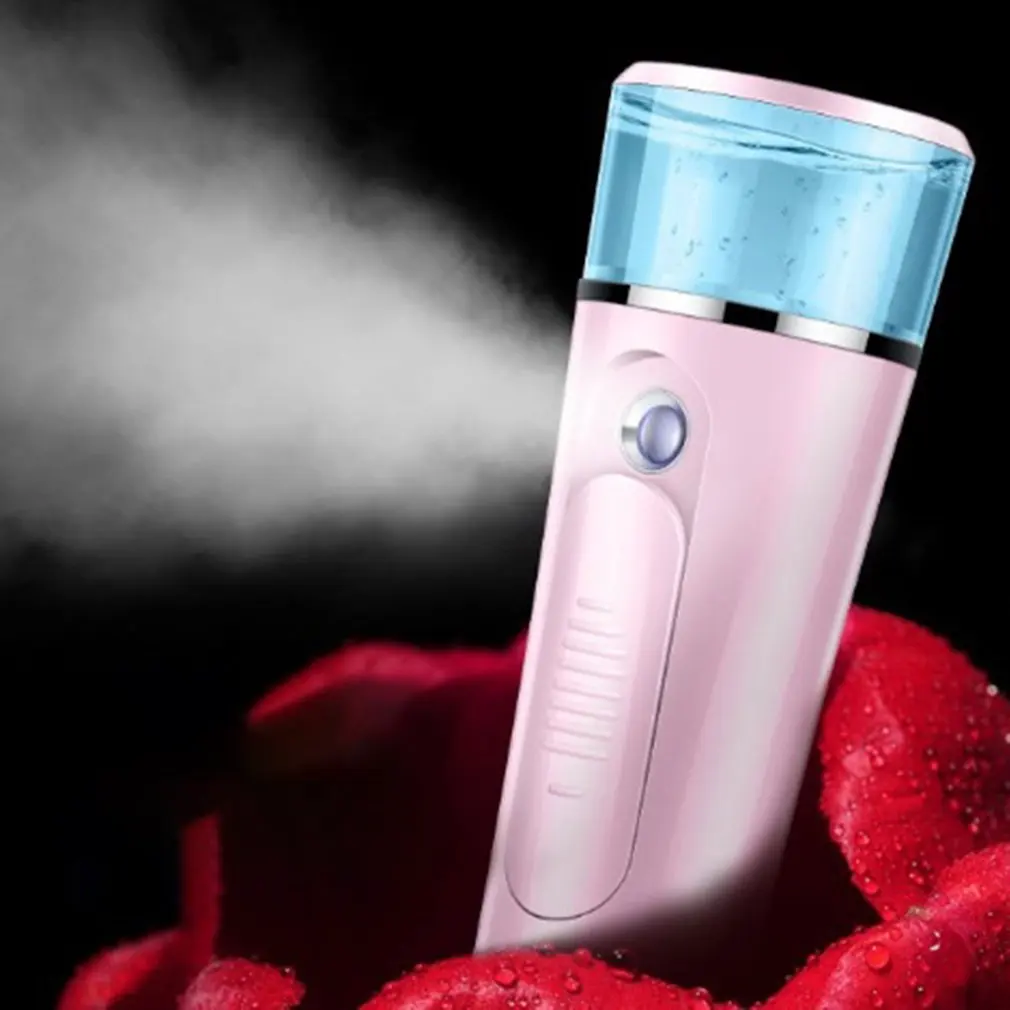 Portable USB Face Spray Beauty Instruments Mist Sprayer Facial Body Nebulizer Steamer Moisturizing Skin Care