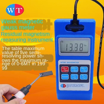 

Digital Weak Magnetic Test Gaussmeter WT10E Tesla Meter WT-10E Field Strength Meter