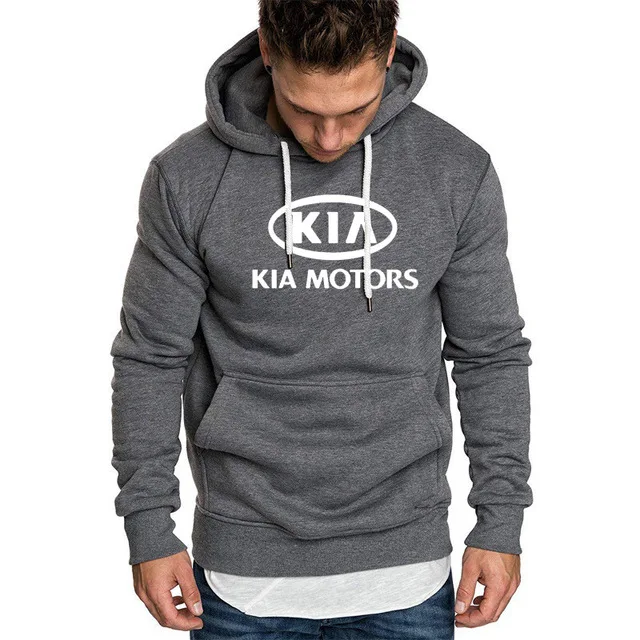 Мужские толстовки с капюшоном для KIA Car, толстовка с принтом логотипа, весна-осень, Мужская толстовка в стиле хип-хоп, harajuku, модная повседневная толстовка с капюшоном, флисовый спортивный костюм