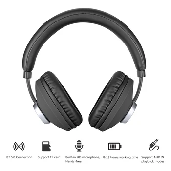 

SODO 1007 Wireless Headphones Bluetooth Headset Stereo Gaming Earphone With Microphone Support TF Card For IPad Mobile Earphones
