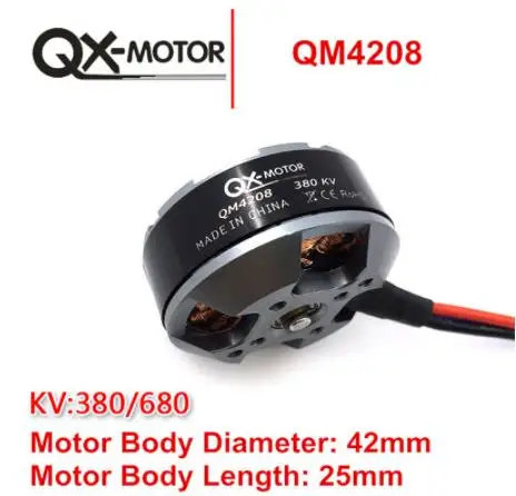 1 шт. QX-MOTOR QM4208 380/680KV 3508 бесщеточный двигатель для RC мультироторный Квадрокоптер Hexa
