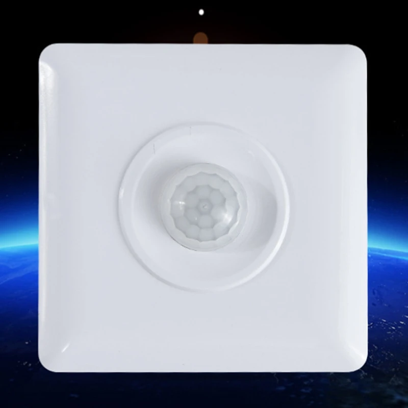 

110-240V Sensor Infrared Motion Detector Wall LED Light For Burglar Alarm Home Security System