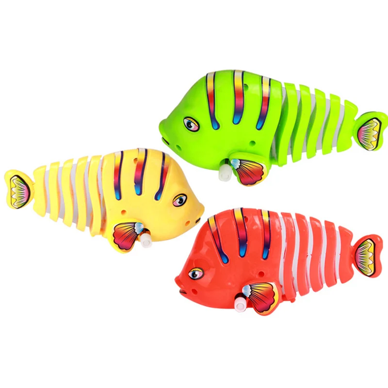 

High Quality 1 Pcs Children Kids Fish Toy Tail Swing Clockwork Early Educational Cute Gift