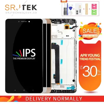

IPS Srjtek For Xiaomi MI MAX 2 LCD Matrix Touch Screen Digitizer With Frame 6.44'' For Xiaomi Mi Max Pro Prime / Max 2 Display