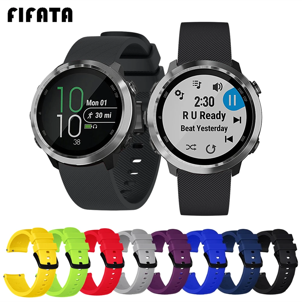 Bracelet Silicone Garmin Vivoactive 3 - Blanc - 42mm