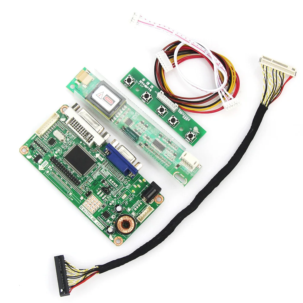 

For B154EW02 CLAA154WA05 VGA+DVI M.RT2261 LCD/LED Controller Driver Board 1280x800 LVDS Monitor Reuse Laptop