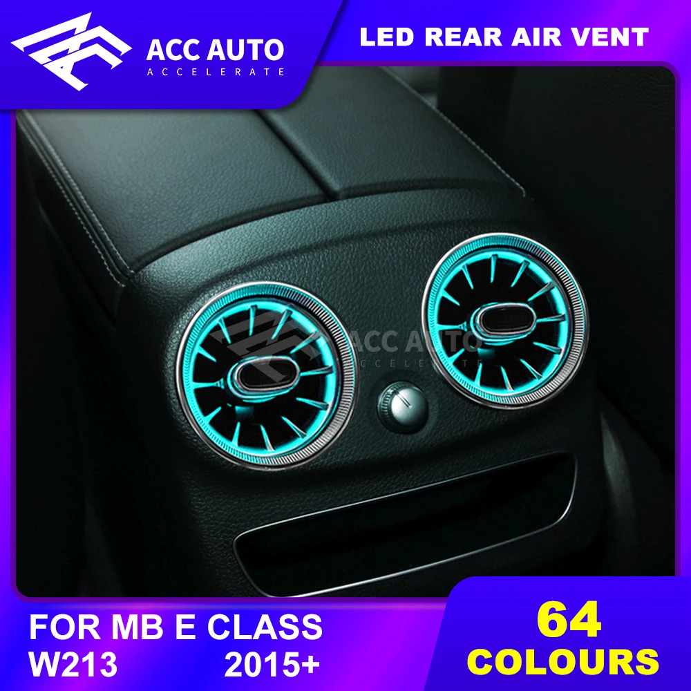 Для Mercedz Ben E Class W213 64 цвета DIY светодиодный светильник с подсветкой аксессуары для