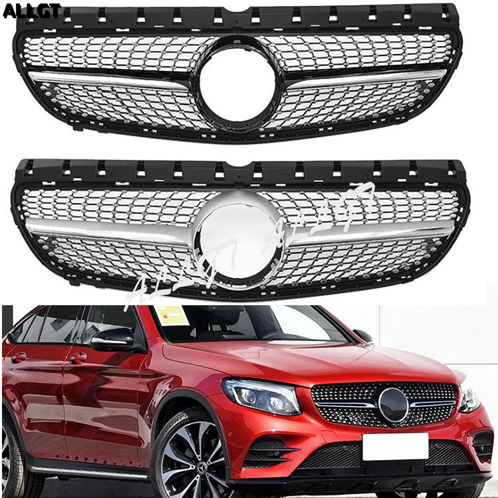 

For Mercedes-Benz B-Class W246 2015 2016 2017 2018 2019 Front Grill Center Hood Grille Vent Bumper