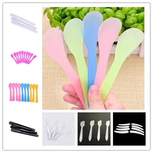 Colorful Beauty Makeup Sticks Face Massage Cosmetic Spatula Scoop Mud Tools DIY Mask Spoon face Stick | Красота и здоровье