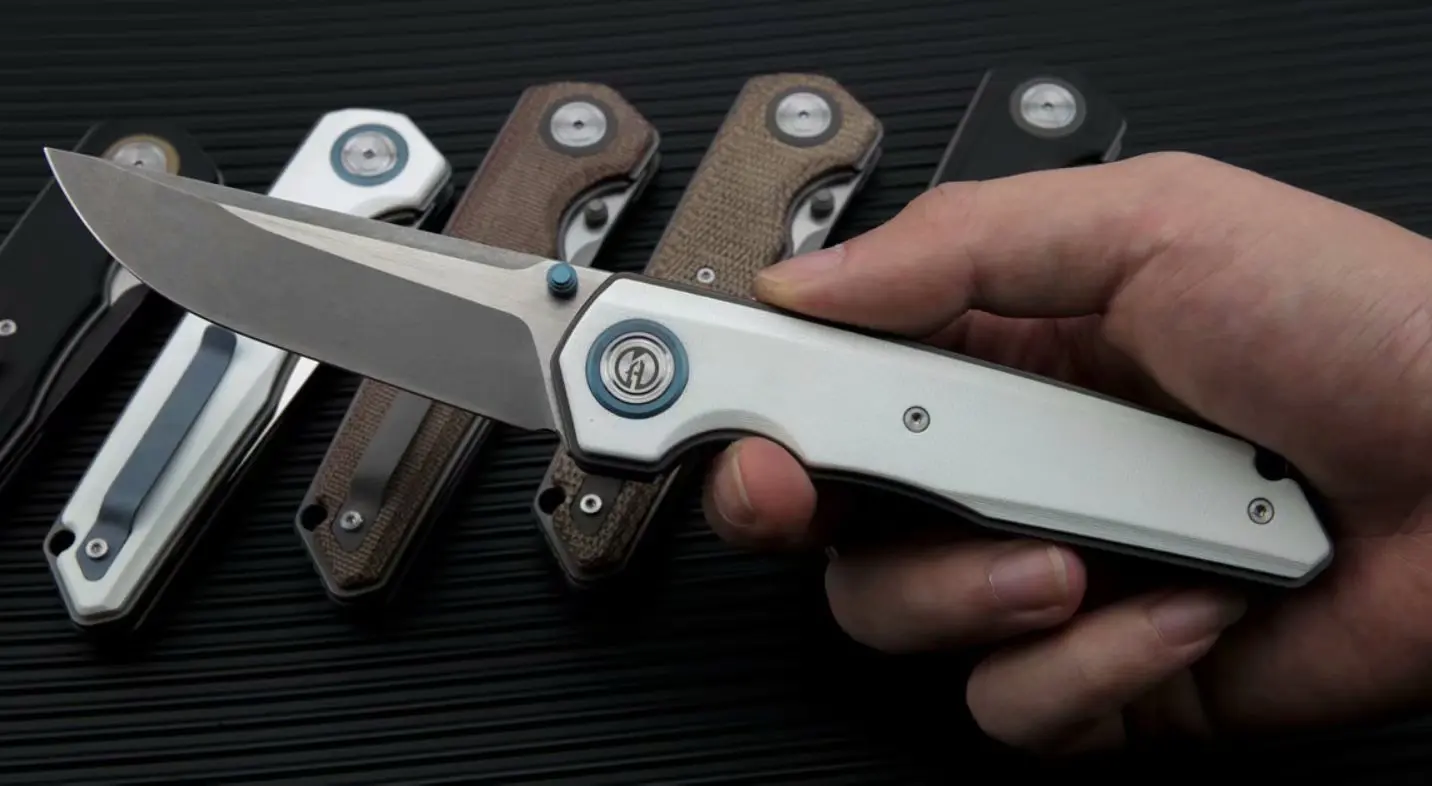 Новый Белый нож Maxace SAMURAI BOHLER K110 лезвие 60HRC с подшипником для кемпинга Бесплатная