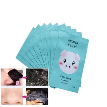 

2020 New Unisex Blackhead Remover Nose Face Mask Pore Strip Black Mask Peeling Acne Treatment Black Deep Cleansing Skin Care