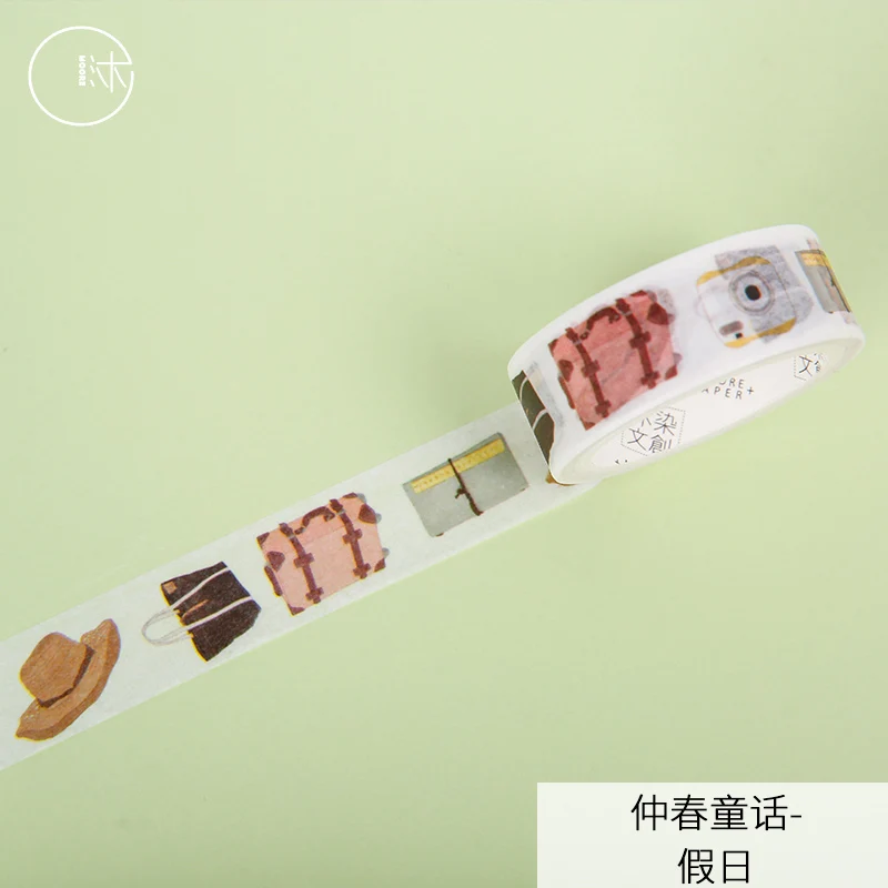 Милый кавайный летний японский маскирующий васи лента декоративная клейкая лента Decora Diy Скрапбукинг наклейка этикетка канцелярские товары - Цвет: M29