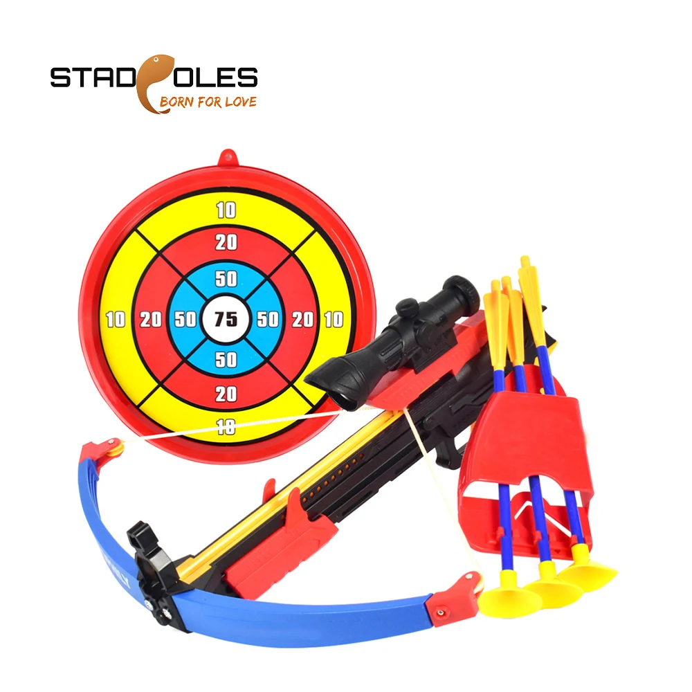 

S-tadpoles Suction Cup Archery Bow And Arrows Toys Set Outdoor Fun Targets Shooting Game Kit Camping Fun Gift for Children