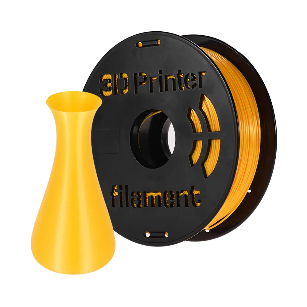 Silk Yellow PLA 3d принтер нить измерения Точность без засорения расходные материалы для печати 1,75 мм PLA нить диаметром 1 кг катушка - Цвет: Silk Yellow