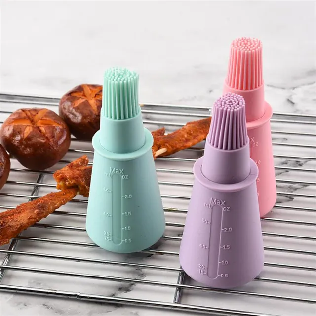 RBCKVXZ Silicone Basting Pastry Brush - Heat Resistant Food Brush Spread Oil Butter Sauces Bbq Grill Baking Kitchen Cooking Bpa Free Dishwasher Safe Or