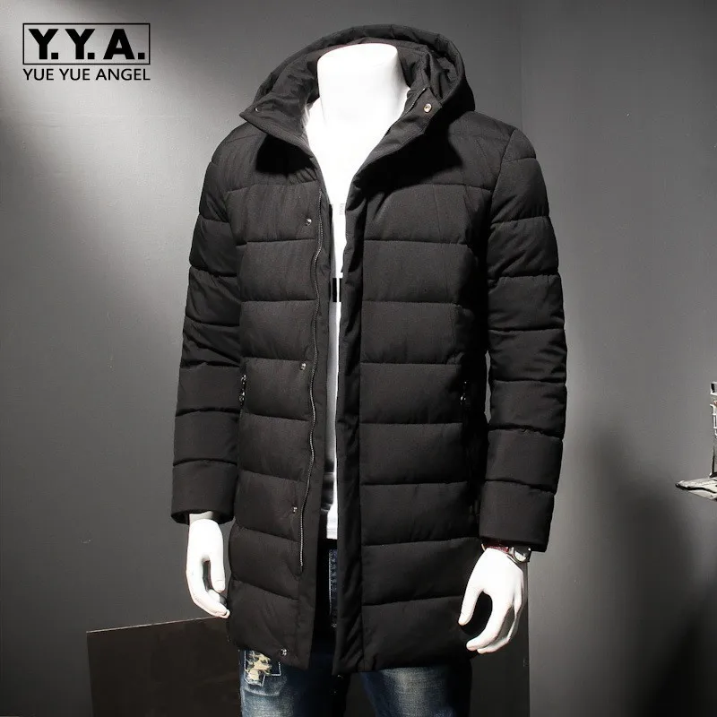 

Solid Hooded Long Parka Men Plus Size 8XL Thick Warm Winter Jacket Men Fashion Casual Outerwear Clothes Male Veste Homme Hiver