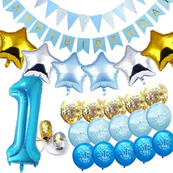 

Happy birthday decoration balloons letters balloon birthday party decoration