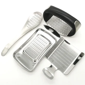 

Grinder Zester Spoon Garlic Grater Stainless Steel Cheese Mincer Lemon Juicer Vegetable Fruit Ricer