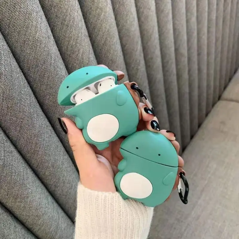 

For AirPods Case Dinosaur Protective Cover Wireless Earphone Case For Airpods 12