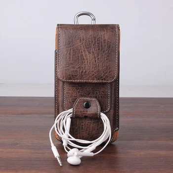 

Leather Waist Pouch Phone Case For Samsung Note 10 S10 S9 S8 iPhone X XR XS Max 8 7 6 Sport Belt Clip Cover For Huawei P30 P20