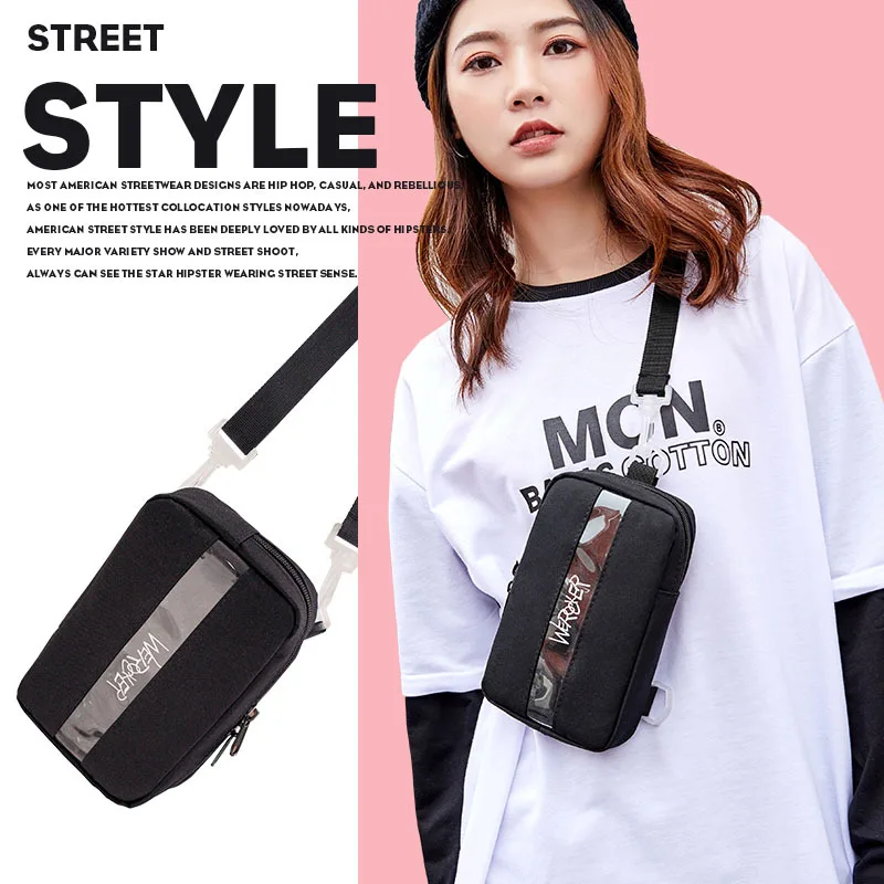 

Men Bag Crossbody Bag Men's Mini xiao gua bao Popular Brand Satchel STUDENT'S Backpack Casual Disco Dancing Bag Hip Hop