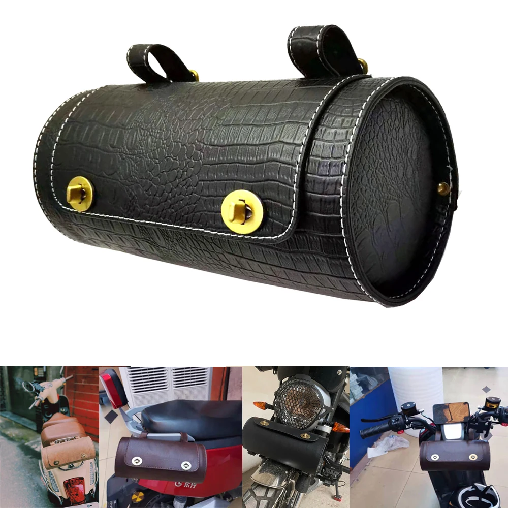 Borse Da Sella Per Moto Di Alta Qualità Borsa In Pelle Pu Otorbike Per Attrezzi Laterali Borsa Per Benelli Leoncino 250 500 800 Trk 125 502