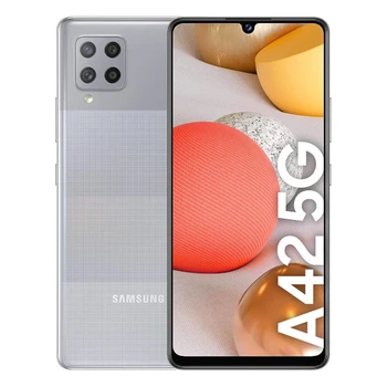 Перейти на Алиэкспресс и купить Samsung Galaxy A42 5G, объемом памяти 4 Гб/128 ГБ серый (примы серого цвета в горошек) Dual SIM A426B