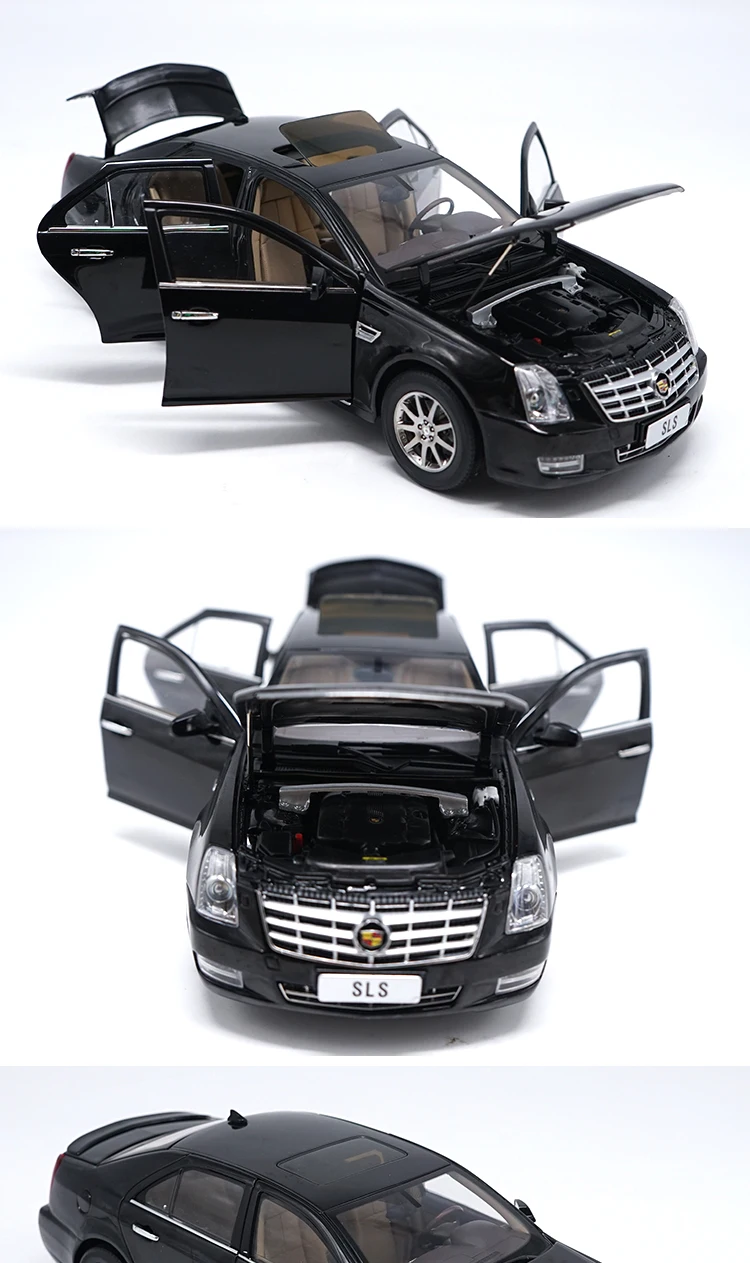 Высокое качество 1:18 Cadillac SLS модель сплава, имитация металлическая модель эвакуатора модель седана коллекция, Изысканные Подарки
